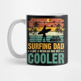 Surfing Dad Like A Regular Dad But Cooler Mug